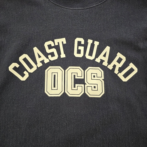 Champion Reverse Weave Coast Guard OCS Navy Sweatshirt Men’s Large - Picture 2 of 8